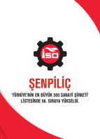 Şenpiliç'in yükselişi devam ediyor. Türkiye'nin en büyük  66. sanayi şirketi oldu.